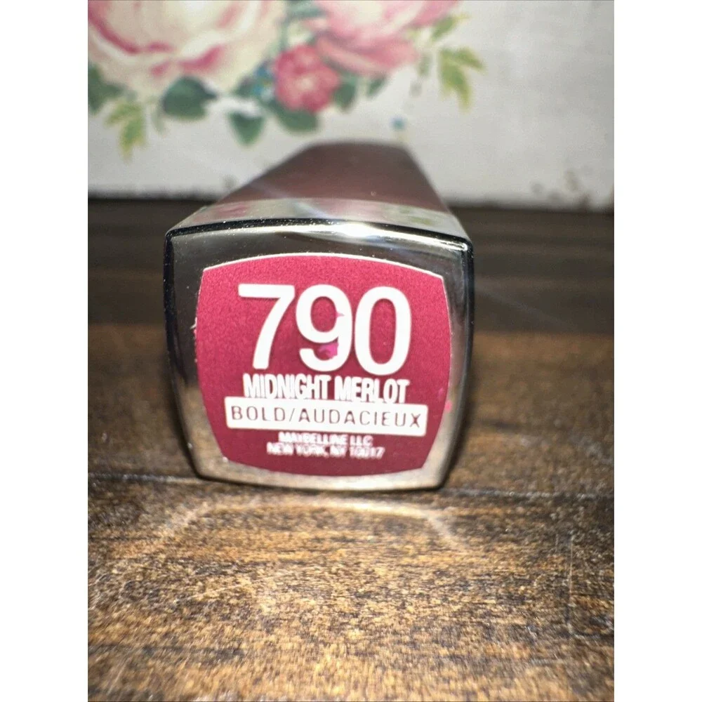 Maybelline COLORSensationl Bolds Lipstick 790 MIDNIGHT MERLOT 💜🤎